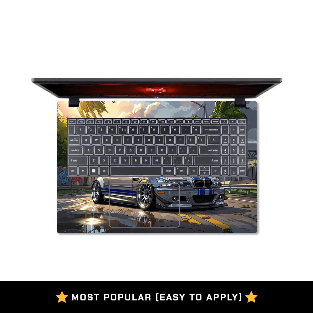 Street Icon BMW E46 Drift Legend Acer Nitro V ANV15 51 55CA Laptop Skin