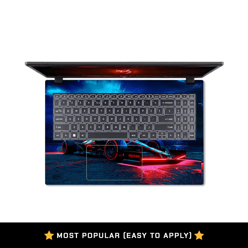 Fututristic Formula 1 Acer Nitro V ANV15 51 55CA Laptop Skin