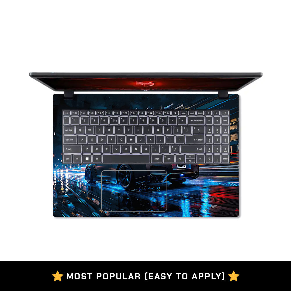 Neon GTR Nights Acer Nitro V ANV15 51 55CA Laptop Skin