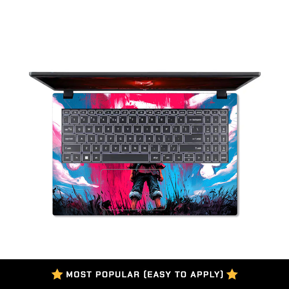 Straw Hat Graffiti One Piece Acer Nitro V ANV15 51 55CA Laptop Skin