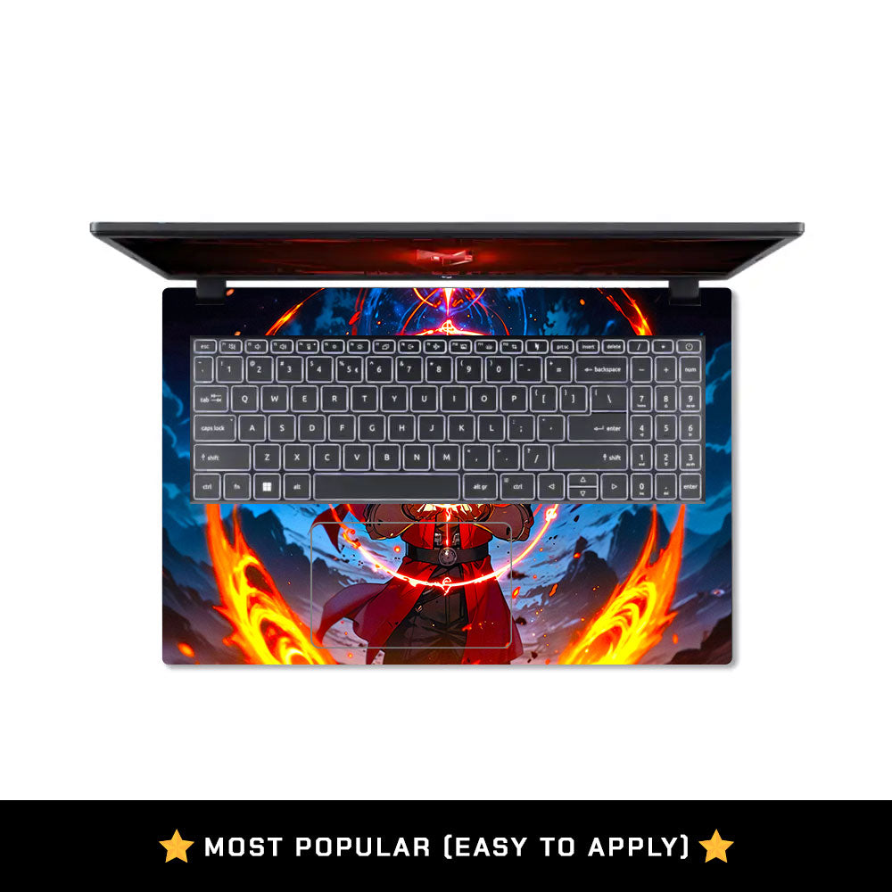 Anime Alchemist Warrior Acer Nitro V ANV15 51 55CA Laptop Skin