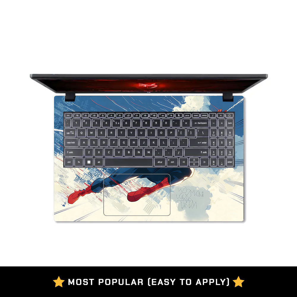 Spiderman Velocity Acer Nitro V ANV15 51 55CA Laptop Skin