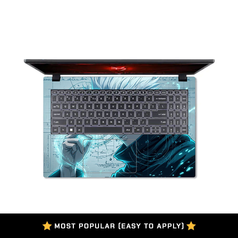 Anime Sorcerer Power Acer Nitro V ANV15 51 55CA Laptop Skin
