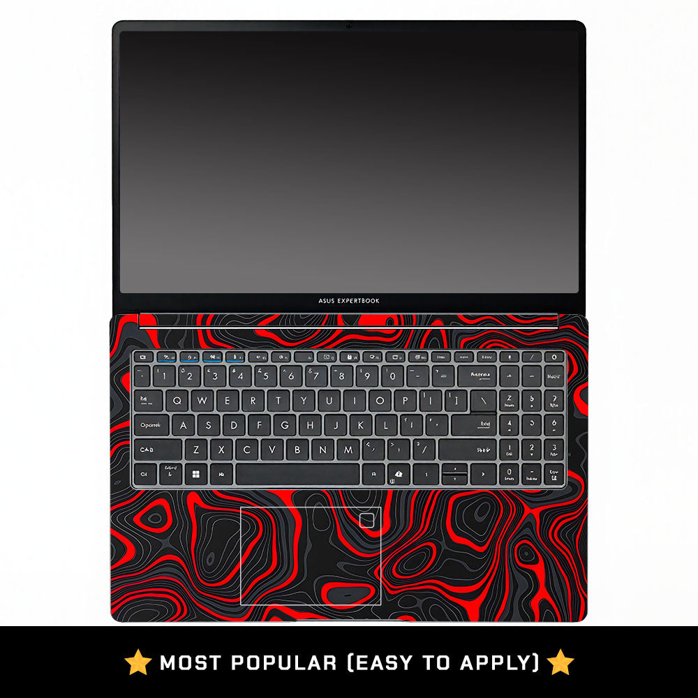 Crimson Waves Asus ExpertBook P1503 Laptop Skin
