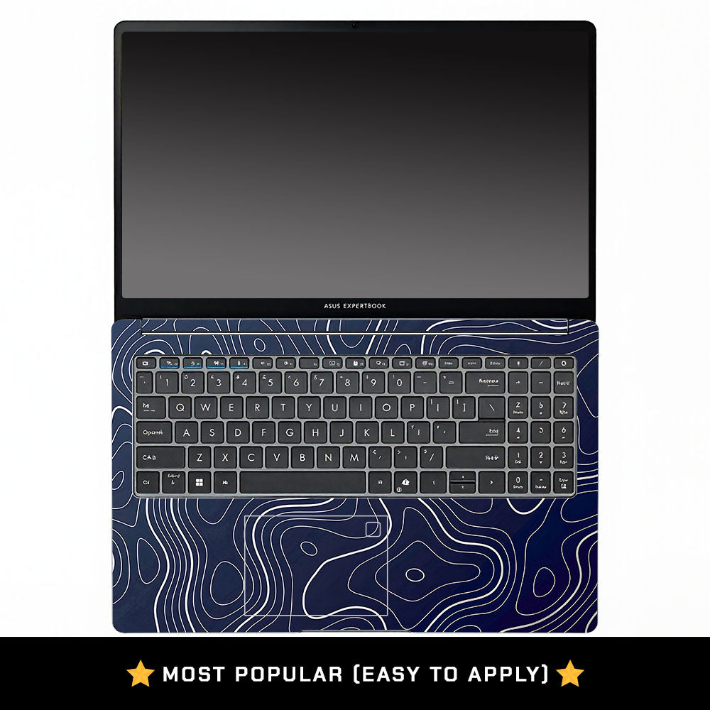 Fluid Lines Design Asus ExpertBook P1503 Laptop Skin