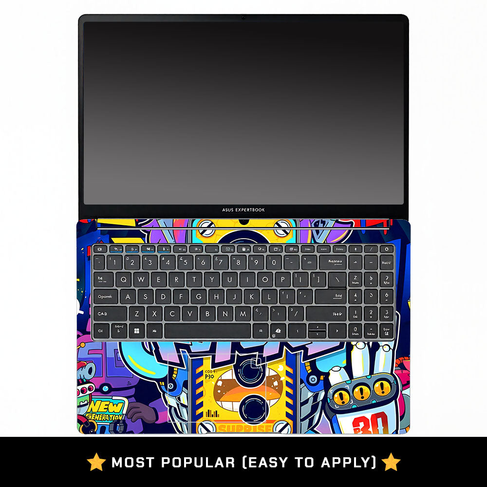 Futuristic Cyberpunk Vision Asus ExpertBook P1503 Laptop Skin