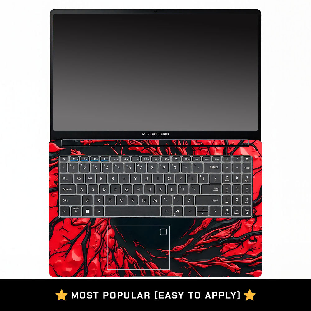 Spiderman Web Red Asus ExpertBook P1503 Laptop Skin