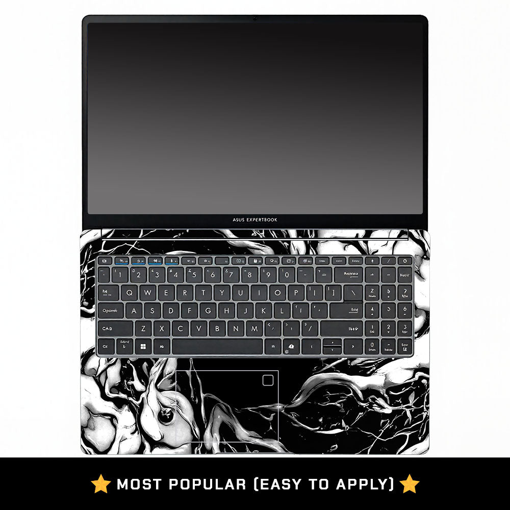 Spiderman Web Black Asus ExpertBook P1503 Laptop Skin