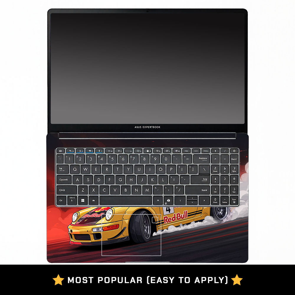 Porsche 911 Red Bull Classic Racer Asus ExpertBook P1503 Laptop Skin