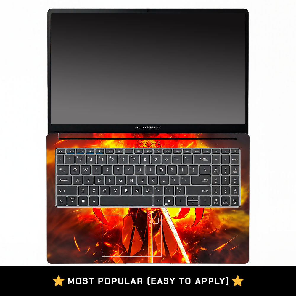 Flame Hashira Rengoku Asus ExpertBook P1503 Laptop Skin