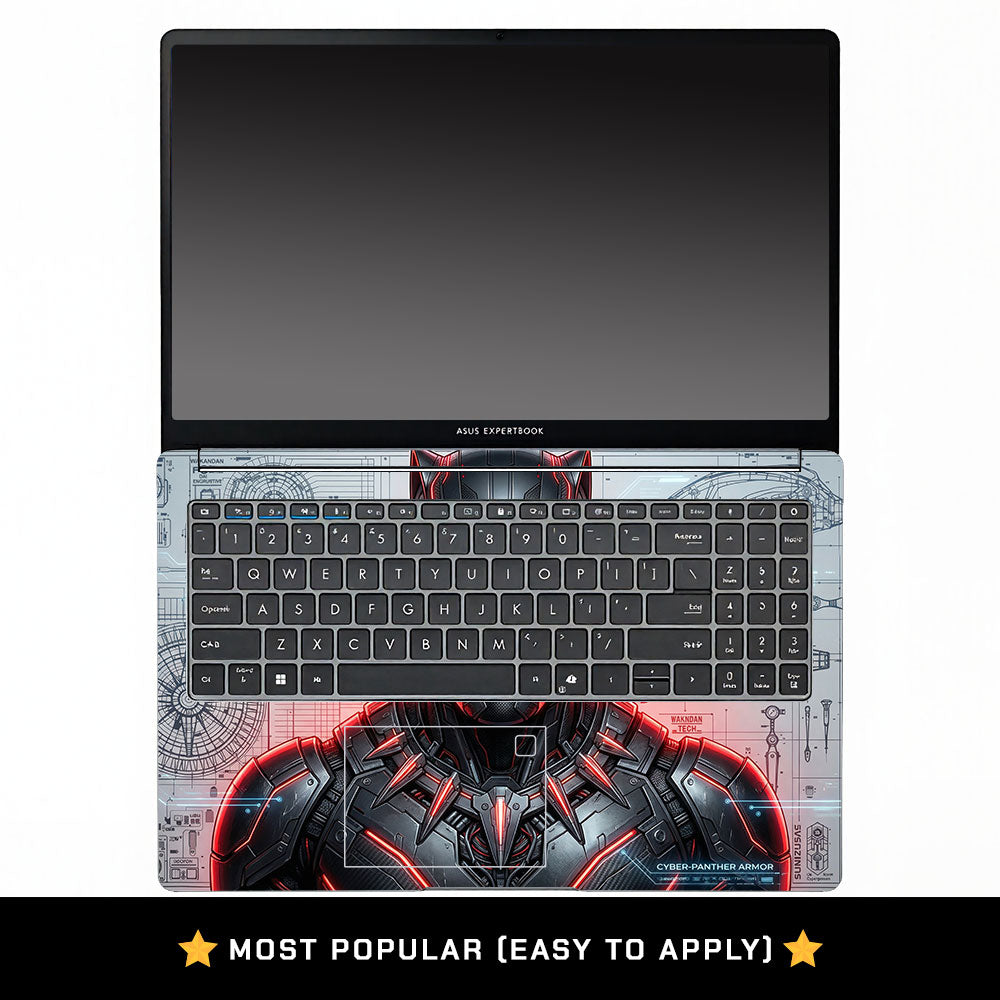 Black Panther Vibranium Tech Asus ExpertBook P1503 Laptop Skin
