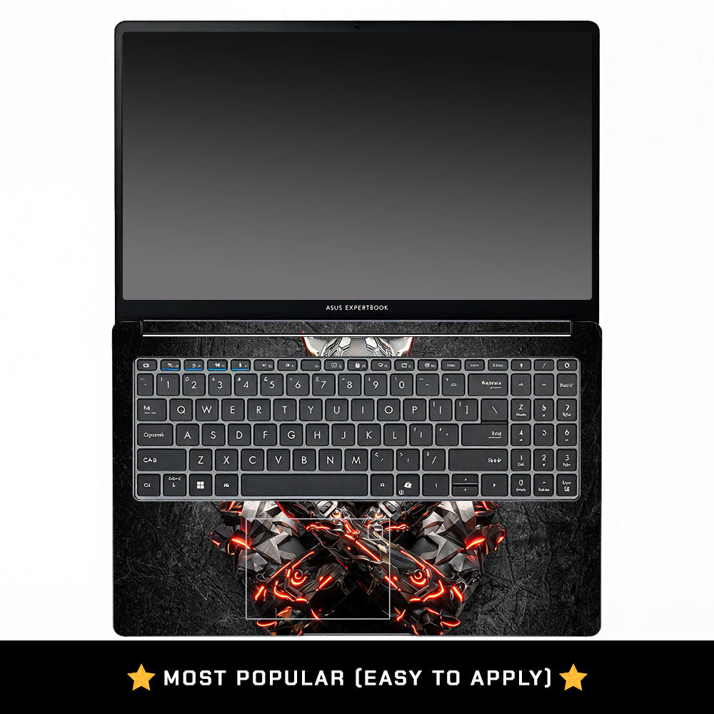 Black Panther Glowing Fury Asus ExpertBook P1503 Laptop Skin