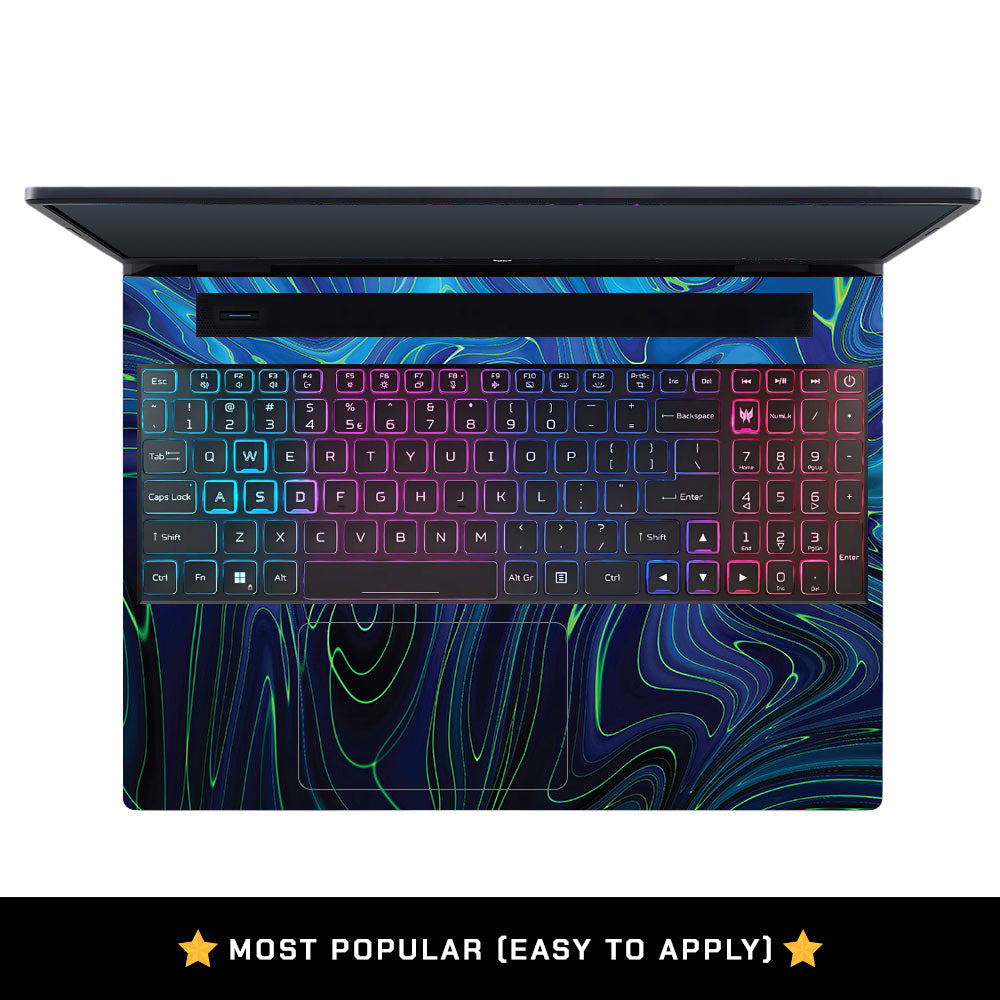 Cobalt Liquid Design Acer Predator Helios Neo 16 N22Q22B Laptop Skin