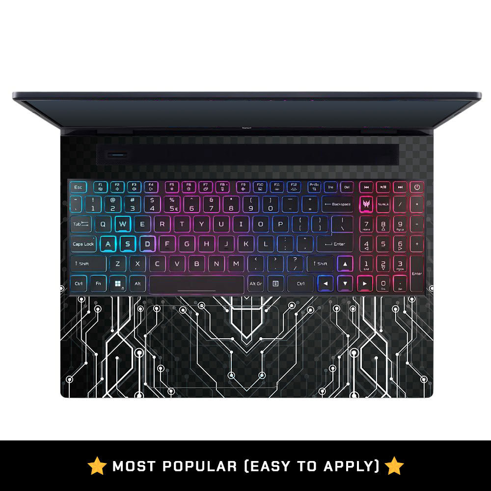 Black Digital Circuit Acer Predator Helios Neo 16 N22Q22B Laptop Skin