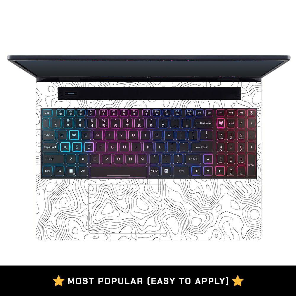 White Contour Design Acer Predator Helios Neo 16 N22Q22B Laptop Skin