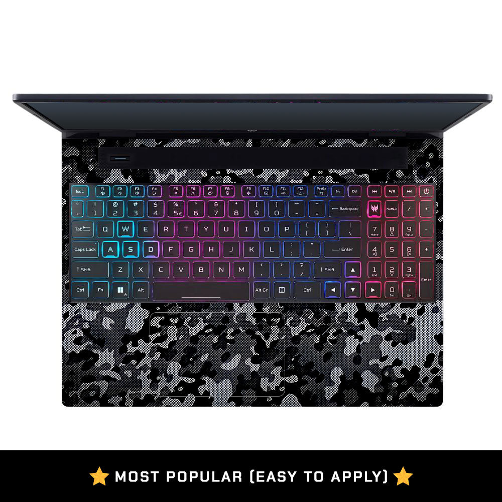 Stealth Grey Camo Acer Predator Helios Neo 16 N22Q22B Laptop Skin