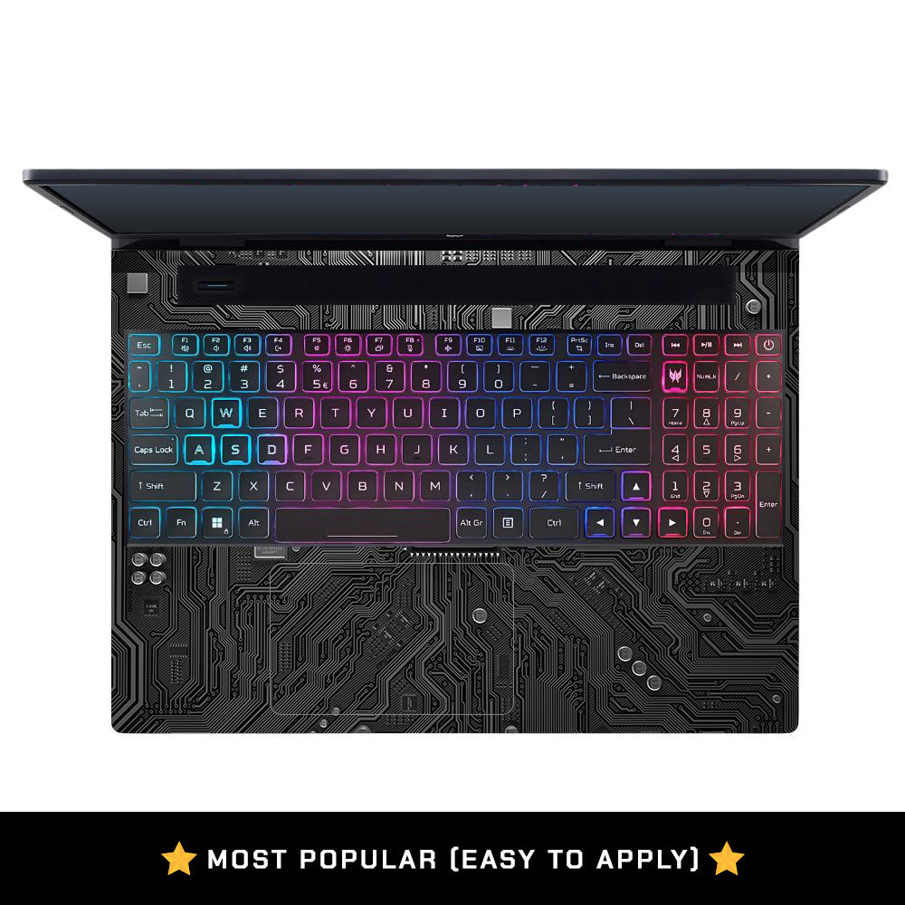FOMO Circuit Dark Mode Acer Predator Helios Neo 16 N22Q22B Laptop Skin