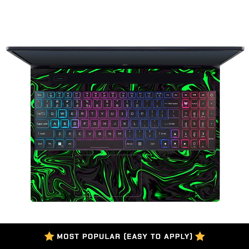 Neon Green Marble Acer Predator Helios Neo 16 N22Q22B Laptop Skin