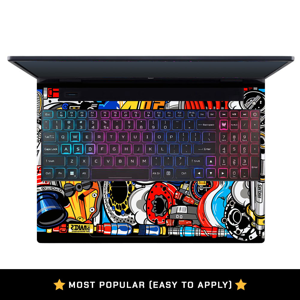 Mechanical Chaos Acer Predator Helios Neo 16 N22Q22B Laptop Skin