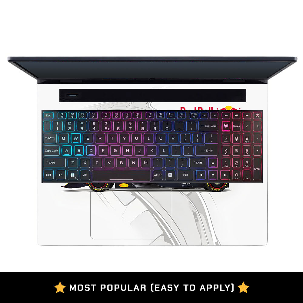 Red Bull Racing in Action Acer Predator Helios Neo 16 N22Q22B Laptop Skin