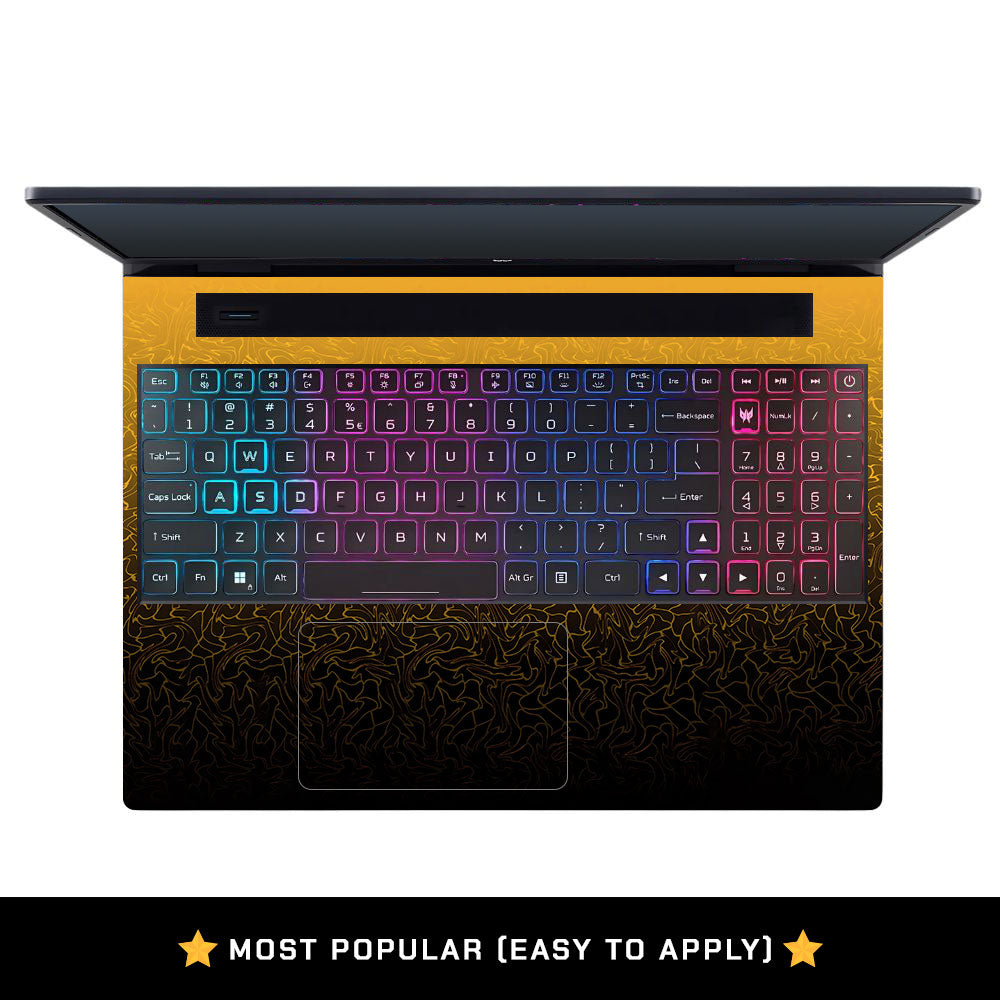 Orange to Black Gradient Acer Predator Helios Neo 16 N22Q22B Laptop Skin