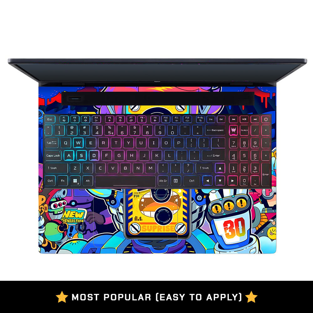 Futuristic Cyberpunk Vision Acer Predator Helios Neo 16 N22Q22B Laptop Skin