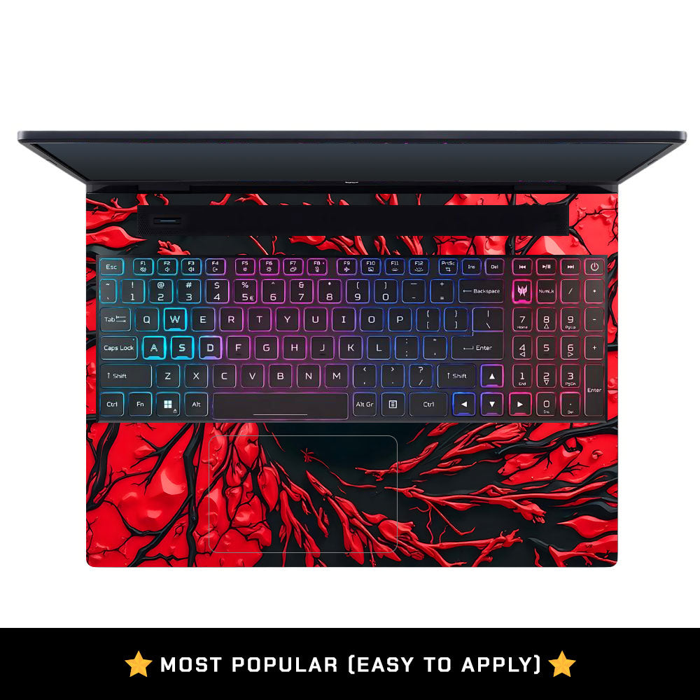 Spiderman Web Red Acer Predator Helios Neo 16 N22Q22B Laptop Skin