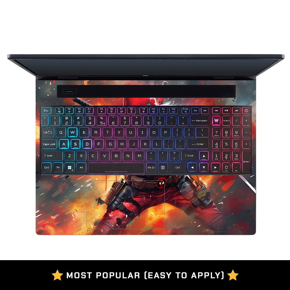 Red Comic Antihero Acer Predator Helios Neo 16 N22Q22B Laptop Skin