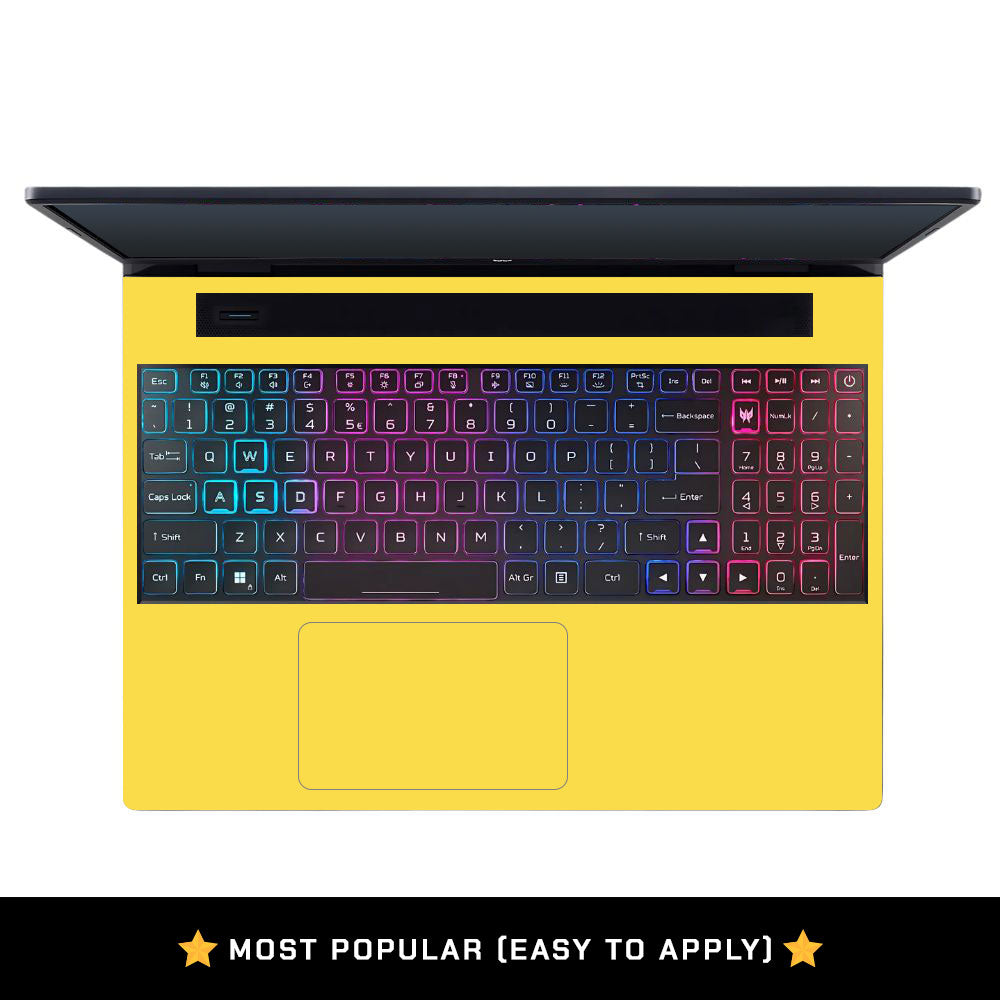Textured Yellow Acer Predator Helios Neo 16 N22Q22B Laptop Skin