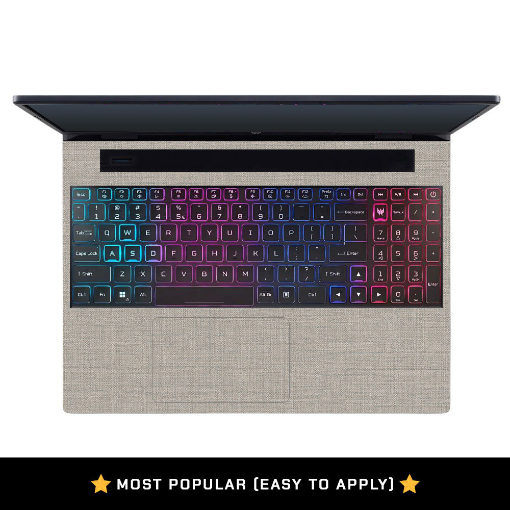 Textured Fabric Grey Acer Predator Helios Neo 16 N22Q22B Laptop Skin