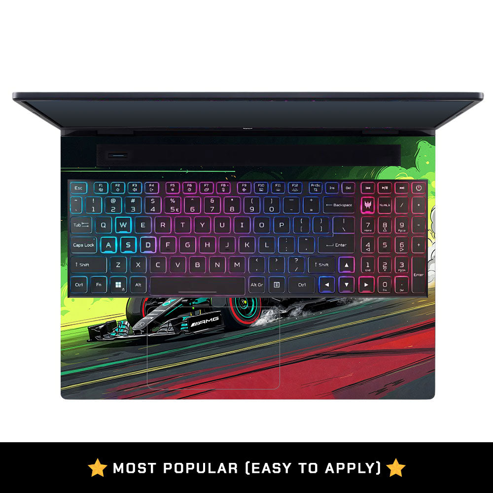W15 F1 Red Bull x AMG Velocity Acer Predator Helios Neo 16 N22Q22B Laptop Skin