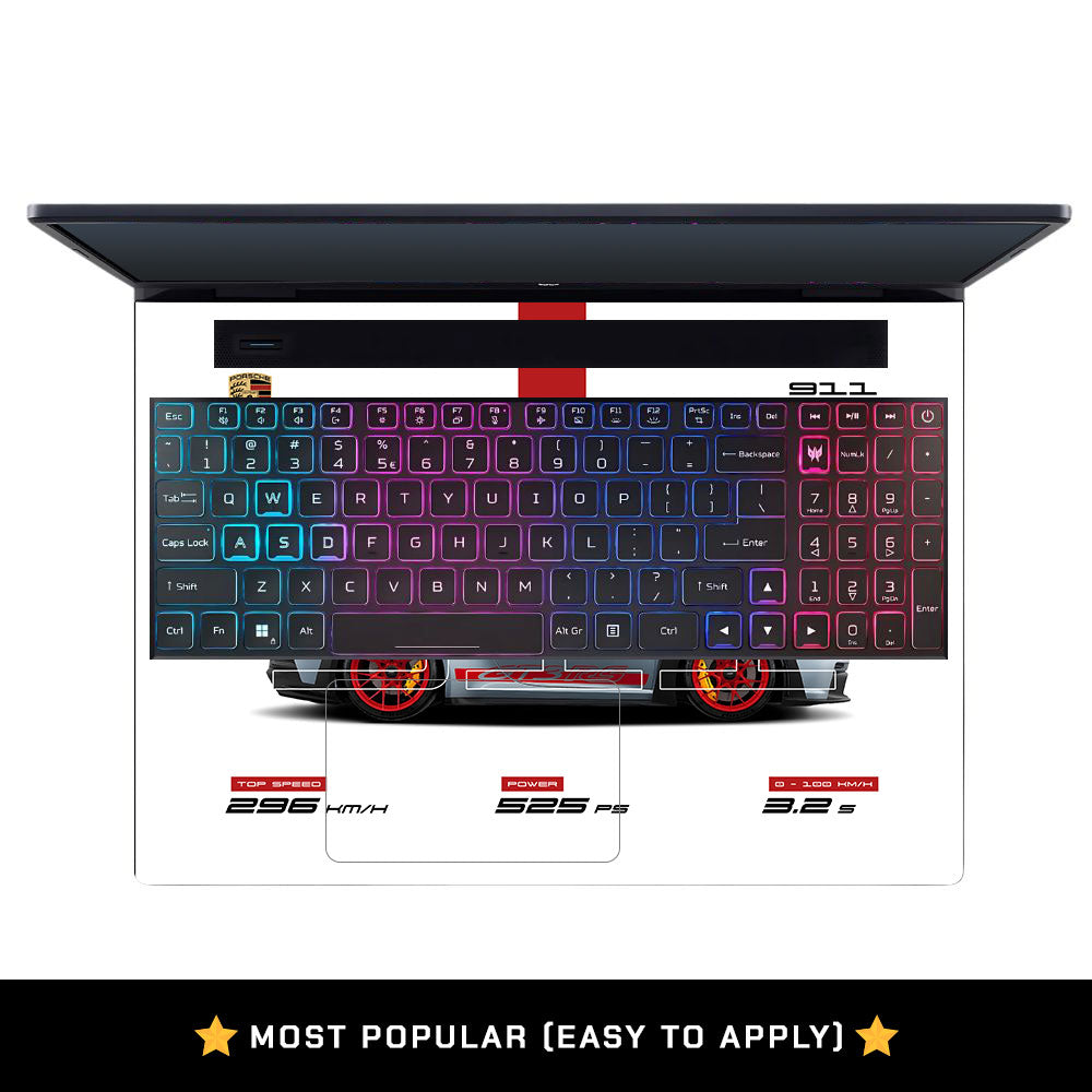 Porsche 911 GT3 RS Acer Predator Helios Neo 16 N22Q22B Laptop Skin
