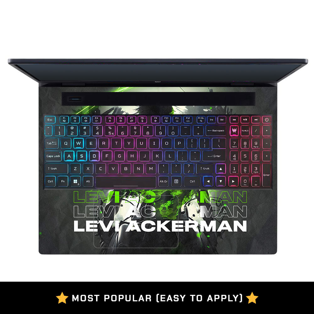 Levi Ackerman Neon Fury Acer Predator Helios Neo 16 N22Q22B Laptop Skin