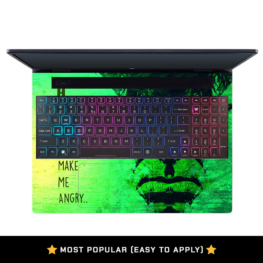 Green Comic Titan Acer Predator Helios Neo 16 N22Q22B Laptop Skin
