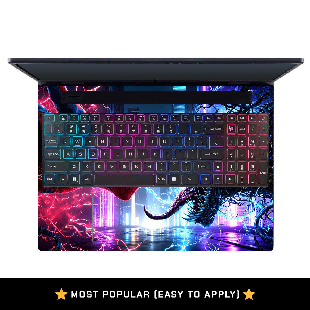 Spiderman vs Venom Showdown Acer Predator Helios Neo 16 N22Q22B Laptop Skin