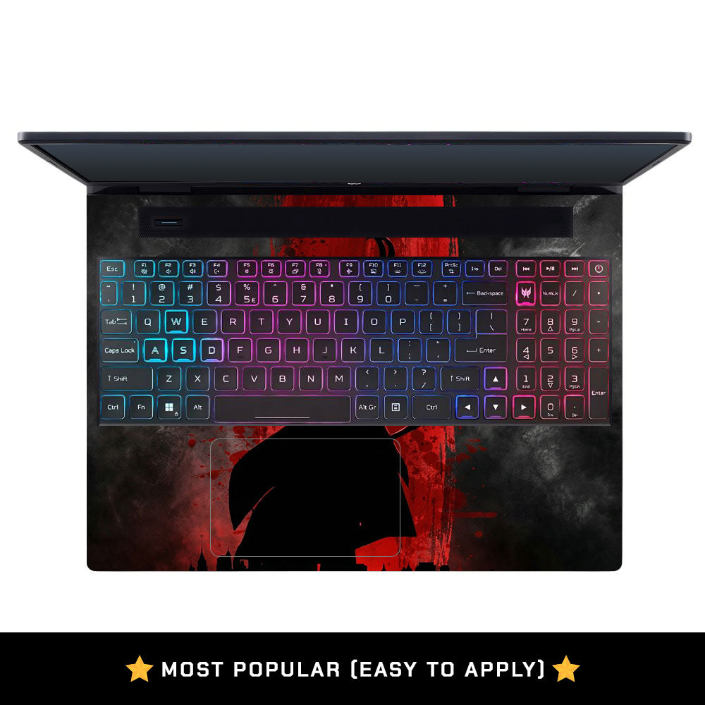 Red Villain Silhouette Acer Predator Helios Neo 16 N22Q22B Laptop Skin
