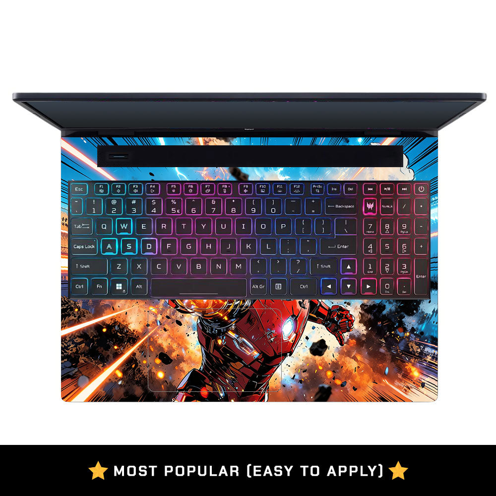 Iron Impact The Arc Reactor Acer Predator Helios Neo 16 N22Q22B Laptop Skin
