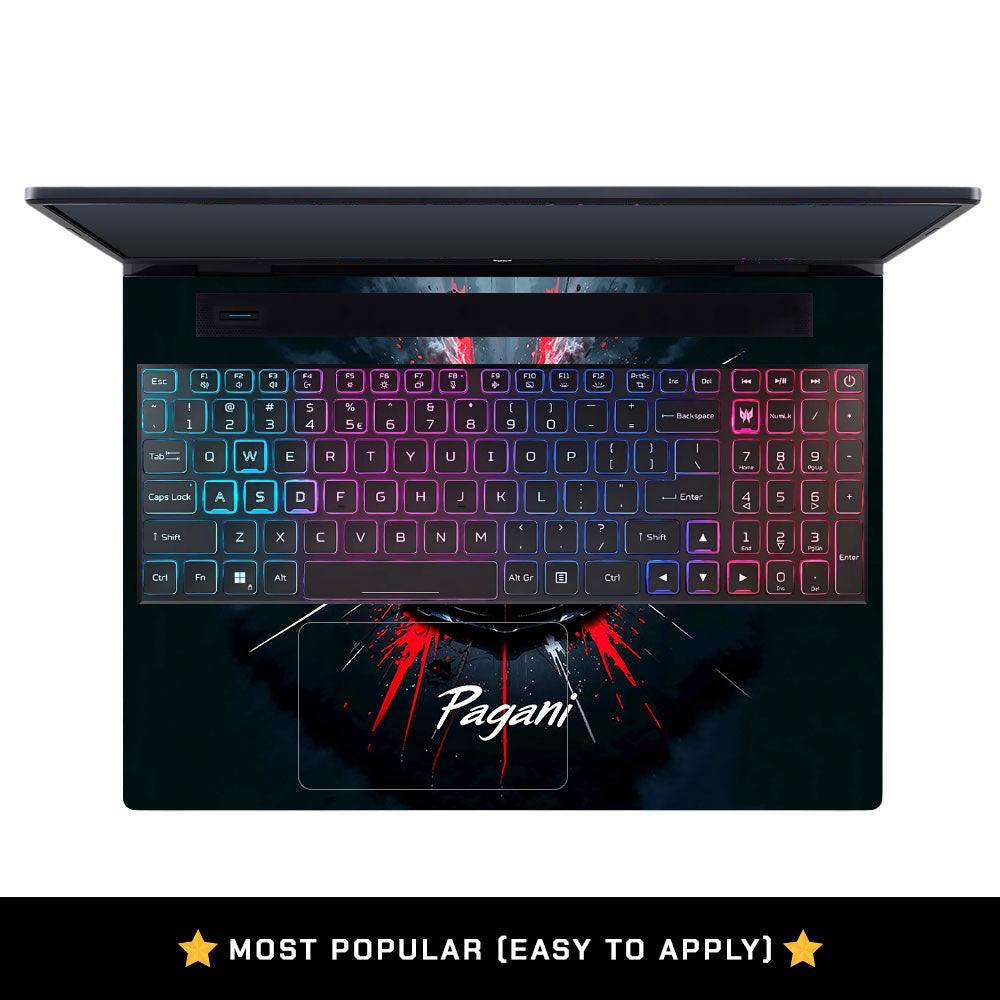 Pagani Midnight Impact Acer Predator Helios Neo 16 N22Q22B Laptop Skin