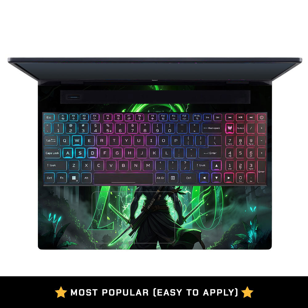 Zoro Green Aura Acer Predator Helios Neo 16 N22Q22B Laptop Skin