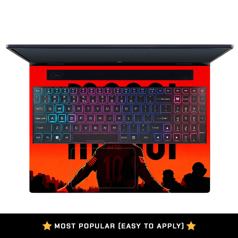 Messi Red Aura Acer Predator Helios Neo 16 N22Q22B Laptop Skin
