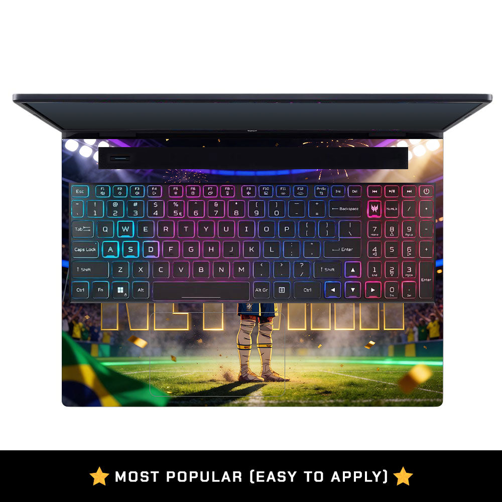 Neymar Golden Aura Acer Predator Helios Neo 16 N22Q22B Laptop Skin