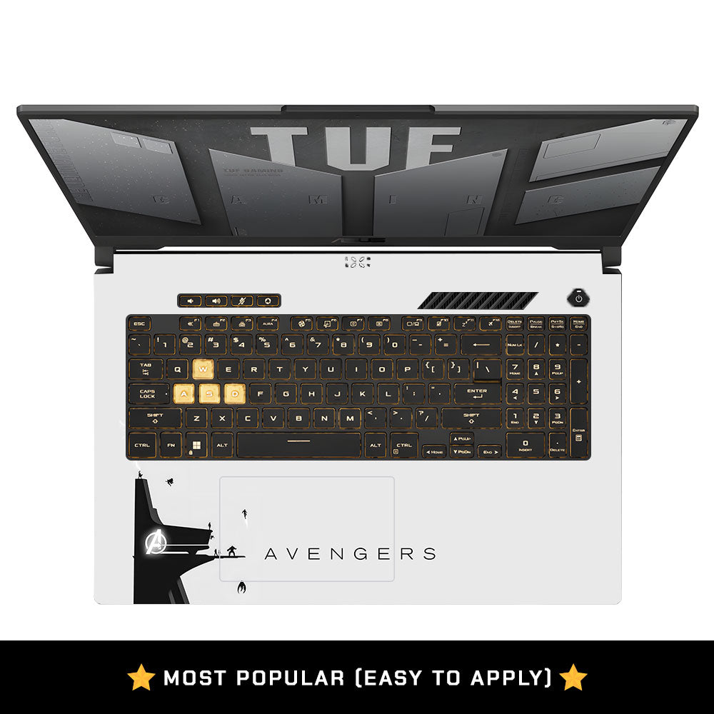Avengers In Action Asus TUF Gaming F17 FX707Z Laptop Skin