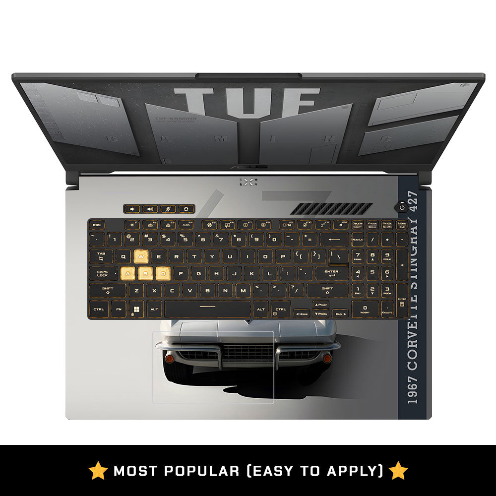 Retro Muscle Car Asus TUF Gaming F17 FX707Z Laptop Skin