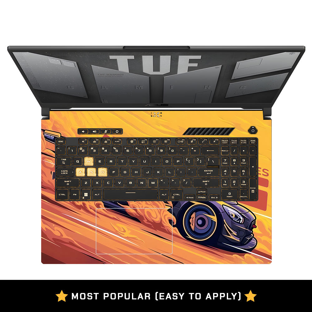 Mercedes AMG Asus TUF Gaming F17 FX707Z Laptop Skin