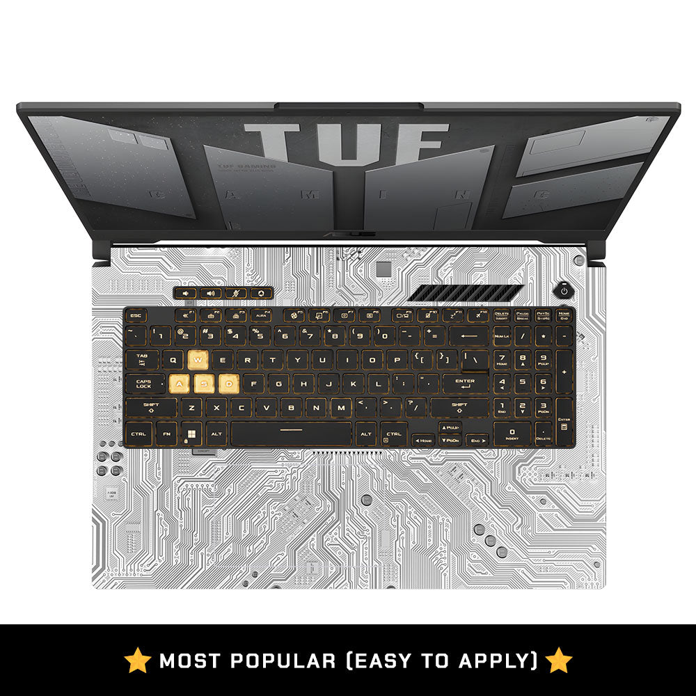 FOMO Circuit Light Mode Asus TUF Gaming F17 FX707Z Laptop Skin