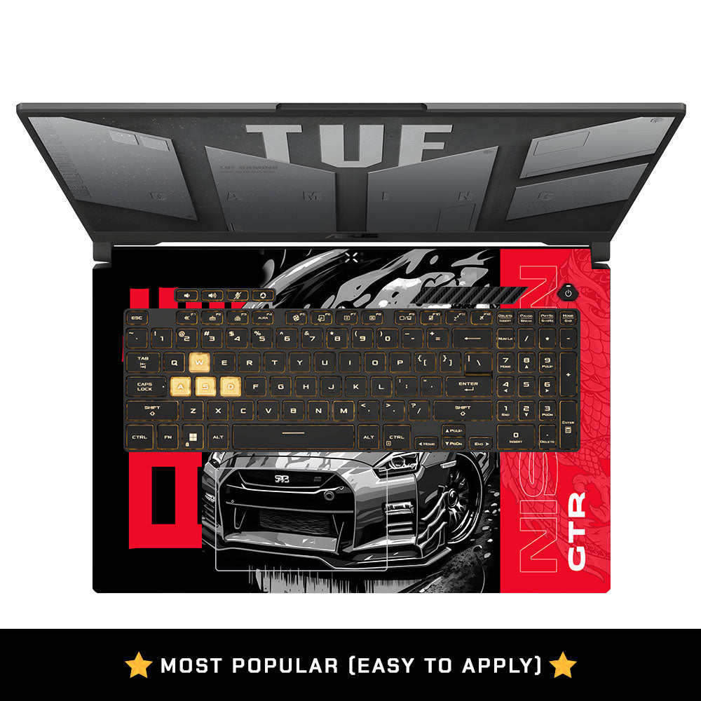 Nissan GTR Thrill Asus TUF Gaming F17 FX707Z Laptop Skin