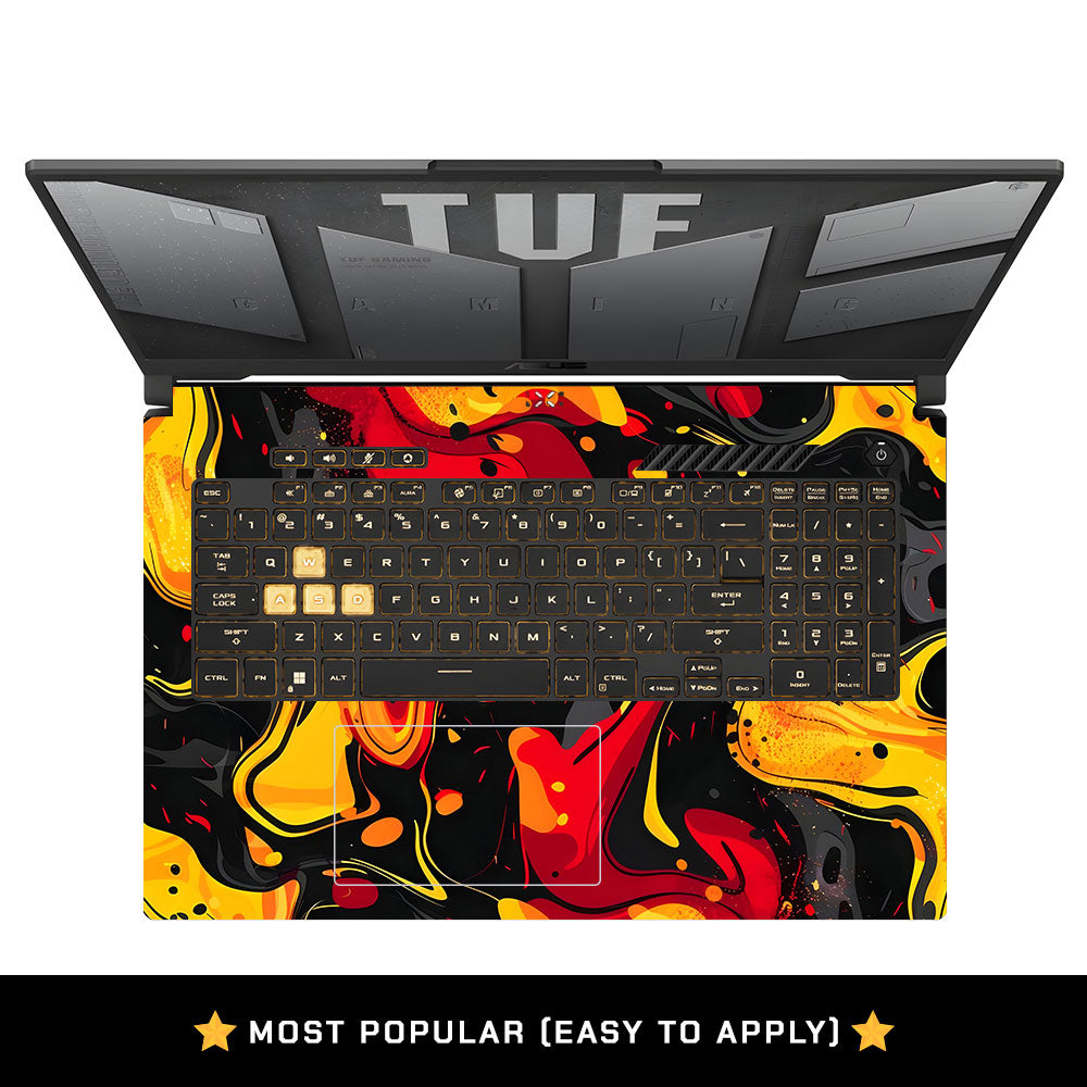 Lava Burst Asus TUF Gaming F17 FX707Z Laptop Skin
