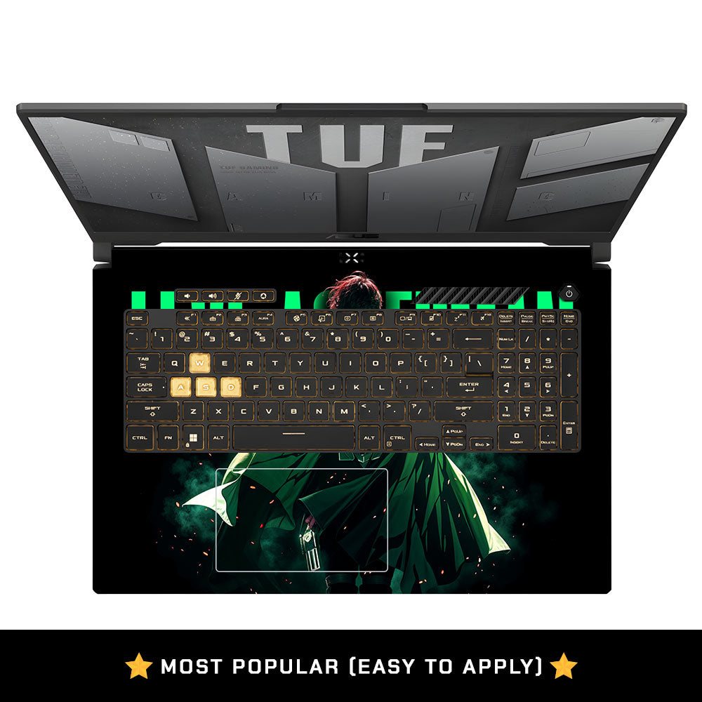 Levi Ackerman Stance Asus TUF Gaming F17 FX707Z Laptop Skin