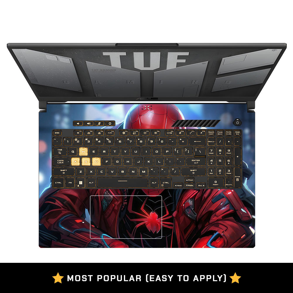 Spiderman Classic Asus TUF Gaming F17 FX707Z Laptop Skin