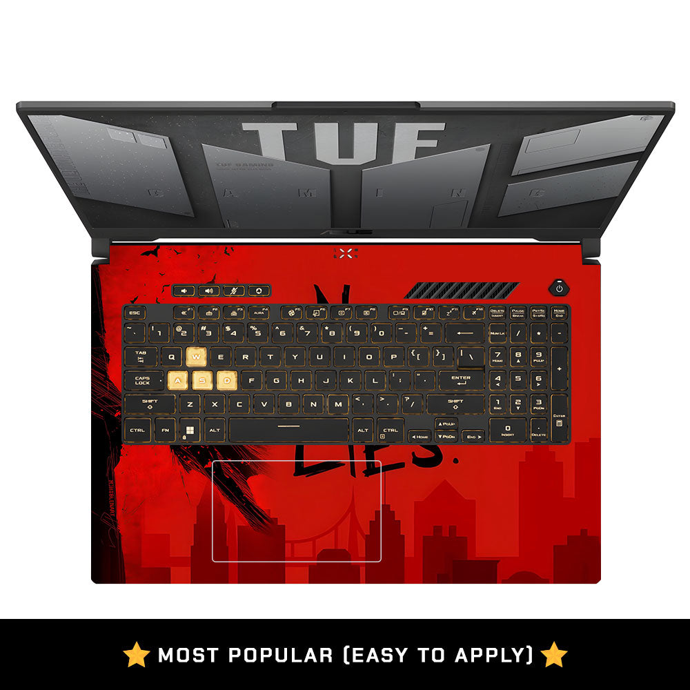 Masked Vigilante Hero Asus TUF Gaming F17 FX707Z Laptop Skin
